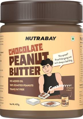 Nutrabay Foods Flavoured Peanut Butter - Chocolate Intense, Creamy