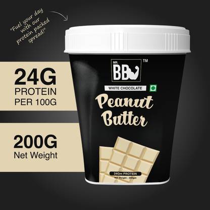 Mr. BB Healthy and Tasty White Chocolate Crispy Peanut Butter