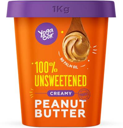 Yogabar 100% Pure Peanut Butter, Creamy, All Natural, High Protein, Vegan 1000 g at Rs. 422