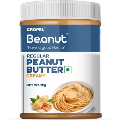Beanut Regular Creamy Peanut Butter - Gluten Free, High in Protein, Nut Butter
