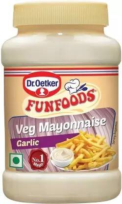 FUNFOODS by Dr. Oetker Veg Mayonnaise Garlic 250 Gram 250 g