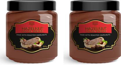 Denali Hazelnut Cocoa Spread| For Cakes, Pancakes, Waffles, Toast, Roti, Dosa (2x250g)