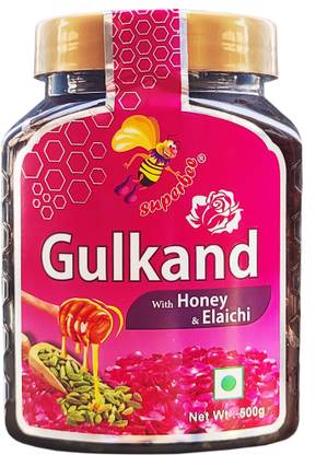 Super Bee Gulkand With Honey & Eliechi 500g