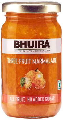 Bhuira All Natural Three Fruit Marmalade Jam | No Added Sugar|No Added preservatives