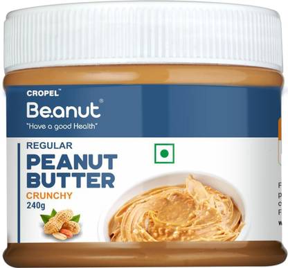 Beanut Beanut Regular_Crunchy Peanut Butter Protein, Non GMO - (240g - Pack of 1)