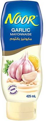 Noor Garlic Mayonnaise Real Garlic Taste Garlicky & Tangy