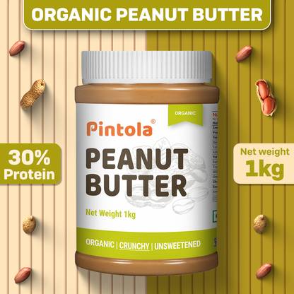 Pintola Organic Peanut Butter (Crunchy) (Unsweetened)