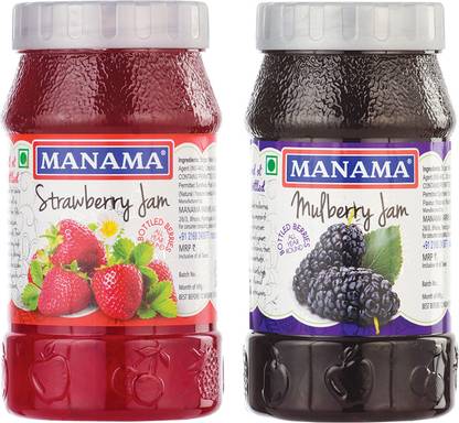 MANAMA Strawberry Jam and Mulberry Jam