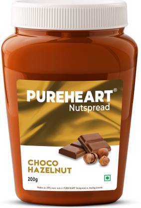 PUREHEART Nut Spread Choco Hazelnut - Delicious, Smooth & Creamy Snack