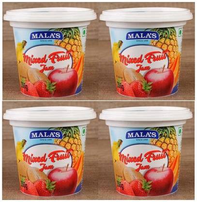 mala's Mixed Fruit Jam (200g X 4)