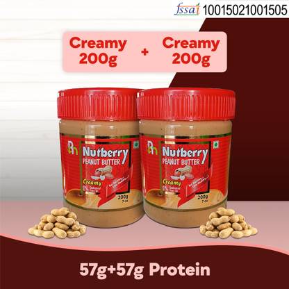 Nutberry Peanut Butter Creamy (Combo Pack) 200gm +200gm.
