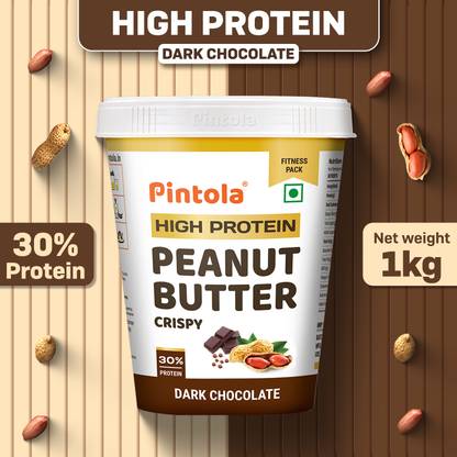 Pintola HIGH Protein DARK Chocolate Peanut Butter (Crispy)