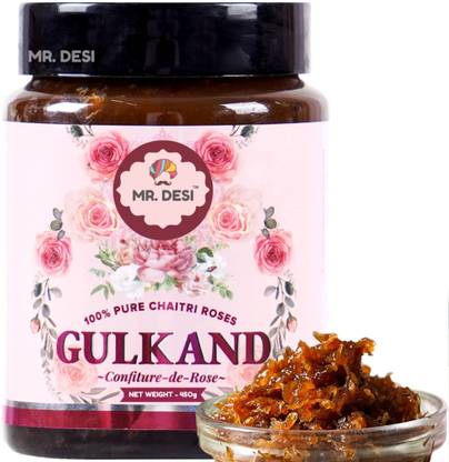 MR DESI Natural Gulkand Prepared Using Haldighati’s Rose (Rose Petal Jam)