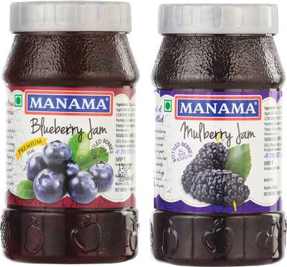 MANAMA Blueberry Jam and Mulberry Jam