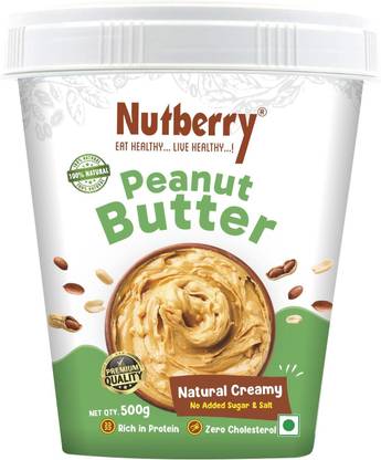 Nutberry Peanut Butter Natural Creamy in Bucket