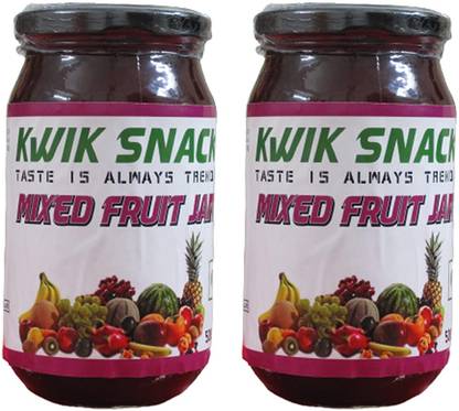 kwik snack COMBO PACK OF 2 MIXED FRUIT JAM