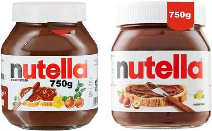 nutella Hazelnut Chocolate 750gx2 Combo
