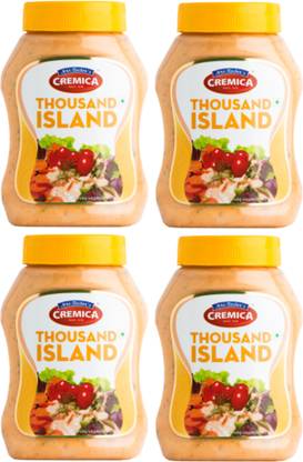 CREMICA THOUSAND ISLAND DRESSING MAYONNAISE Extra Creamy,Delicious For Sandwich, Burger