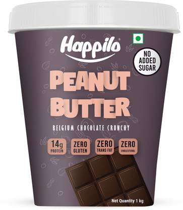 Happilo Belgium Chocolate Peanut Butter Crunchy