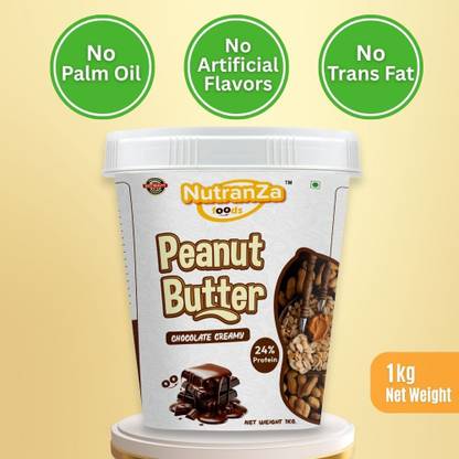 Nutranza Chocolate Peanut Butter Creamy (No Trans Fat - Cholestrol Free)