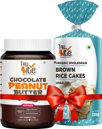Trubite Buy Chcolate Peanut Butter Creamy 1kg and Get Unsalted Rice Cake Off