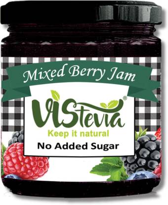 Vistevia Sugar Free Mixed Berry Jam 230g| Diabetic Friendly |100% Natural Taste Delicious