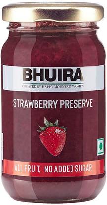 Bhuira All Natural Strawberry Preserve | No Added Sugar | No Added preservatives