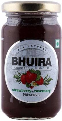 Bhuira All Natural Strawberry & Rosemary Preserve | No Added preservatives