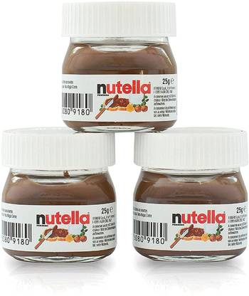 nutella Chocolate Hazelnut Spread (Imported) (Pack Of 3) (25g Each)