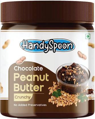 Handyspoon Chocolate Peanut Butter Crunchy | No Added Preservatives |