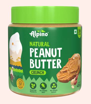 ALPINO Natural Peanut Butter Crunch Unsweetened
