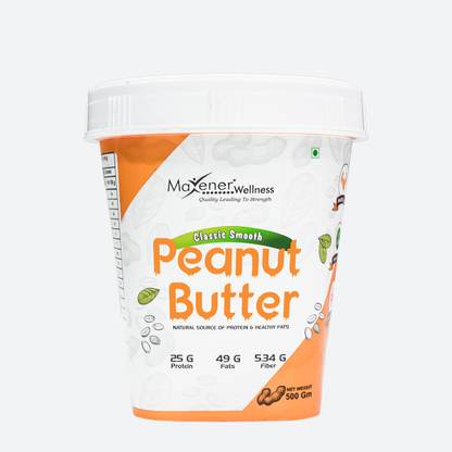 Maxener Wellness Peanut Butter, 500G, Classic Smooth