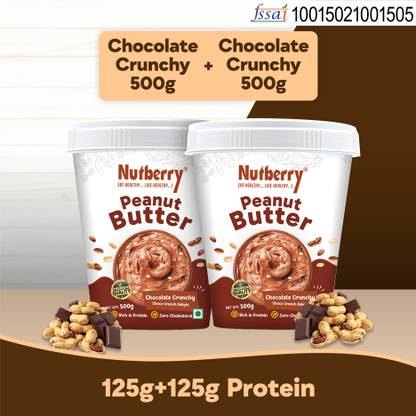 Nutberry Peanut Butter Chocolate Crunchy in Bucket