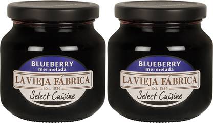 La Vieja Fabrica Jam Blueberry 285g (Combo Pack of 2)