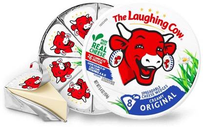 The Laughing Cow Cheese, 8 Portions Delicious With Pizza Burger