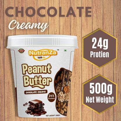 Nutranza Chocolate Peanut Butter Creamy (24gm Protein)