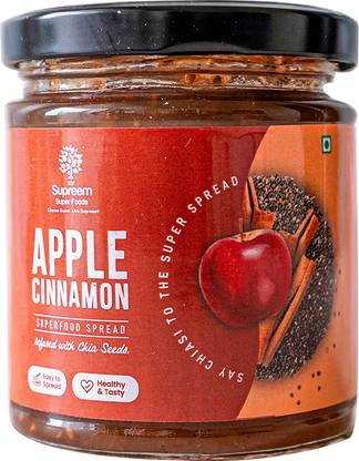 SSF Supreem Super Foods Apple Cinnamon Healthy Fruit Spread