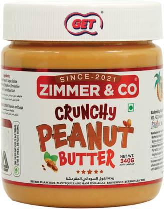 गेट Premium Peanut Butter (Crunchy)| Zimmer & Co 340 g