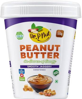 Dr. P Nut Peanut Butter Natural Smooth Jaggery