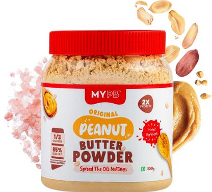 MYPB Original Peanut Butter Powder 400 GM Spread | Gluten & Cholesterol Free
