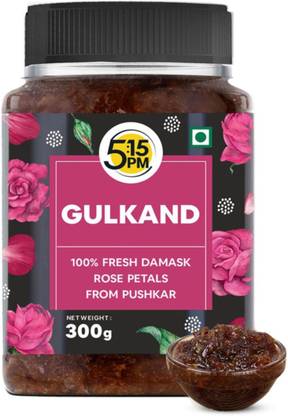 5:15PM Gulkand 300gm | Premium Rose Petal Jam | Sun cooked Damask Rose Gulkand