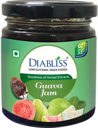 DiaBliss Guava Jam Sugar Free Alternative Low Glycemic Index (GI)