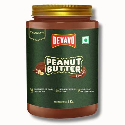 DEVAVO Chocolate Peanut Butter (Crunchy) 1 kg