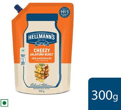Hellmann's Mayo Cheese Jalapeno 300 gm