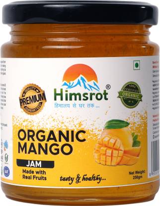 Himsrot Organic Mango Jam With Real Fruit Pieces | Healthy For Breakfast