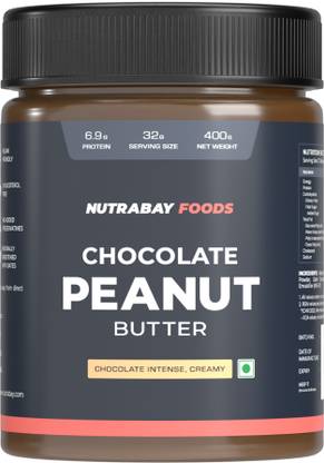Nutrabay Foods Flavoured Peanut Butter - Chocolate Intense, Creamy