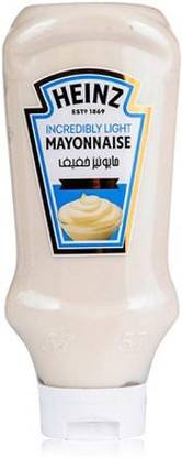 HEINZ Mayonnaise Incredibly Light Top Down Squeezy Bottle