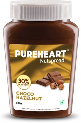 PUREHEART Nut Spread Choco Hazelnut - Delicious, Smooth & Creamy Snack