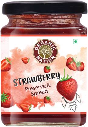 Organic Nation Strawberry Conserve- Premium Fruit Spread with Real Strawberries