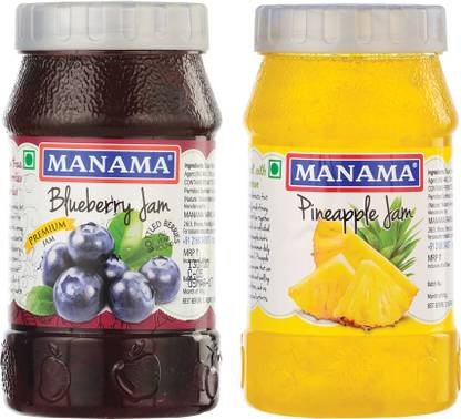 MANAMA Blueberry Jam and Pineapple Jam